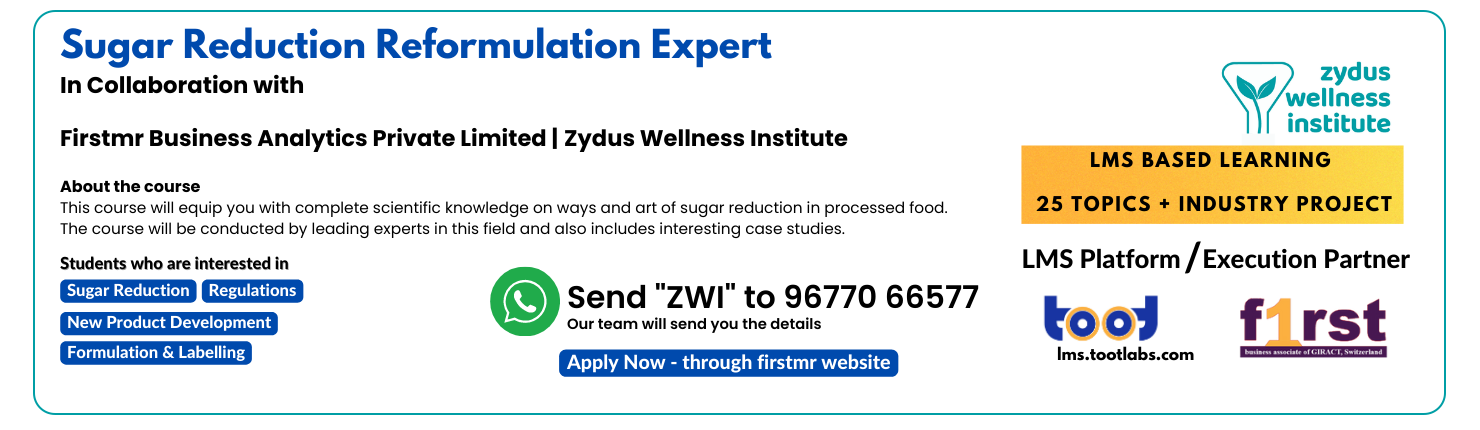 Sugar Reduction Reformulation Expert